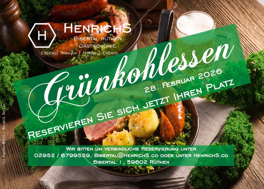 Flyer Gruenkohlessen